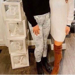 Blue tie dye Good American jeans